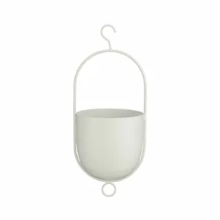 Mica Decorations Hangpot Bob 15x14x36cm - Wit