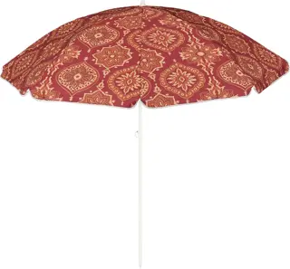 Mica Decorations Parasol Gaia Ø160xH180cm Bruin