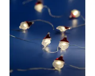 Micro LED draadverlichting kerstman/sneeuwpop/kerstboom warm wit (assorti) - afbeelding 3