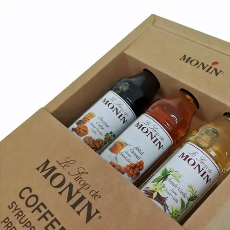 Monin Mini Koffie Siropen Set 3 x 5cl - afbeelding 2