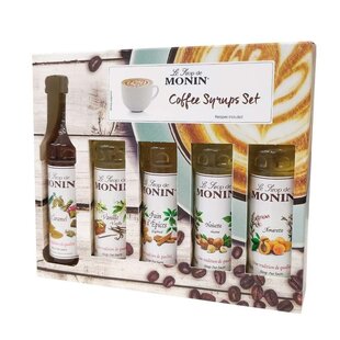 Monin Mini Koffie Siropen Set 5x 50ml