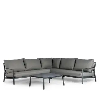 Monti Corner Set - Tierra Outdoor - Charcoal