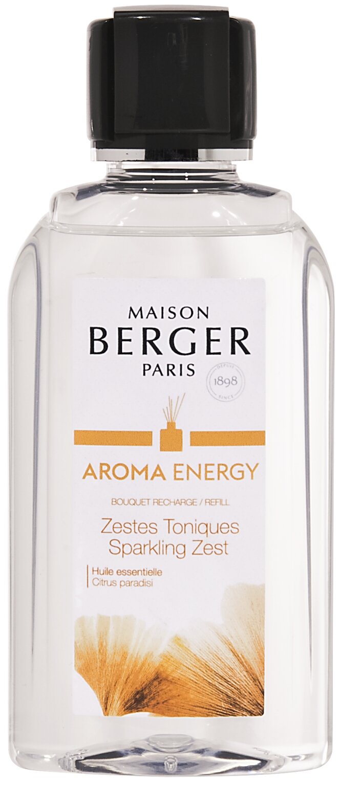 Oneerlijkheid matras Berg Navulling voor parfumverspreider met sticks 200ml Aroma Energy - Zestes  toniques / Sparkling zest