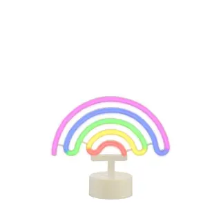 Neonlight Regenboog multicolour 23x8,5x19,5cm op batterijen