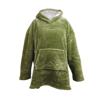 Oversized Hoodie Mies - Winter Green