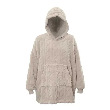 Oversized Pleun Hoodie Chat Grey