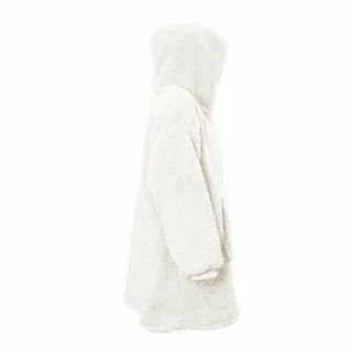 Oversized Teddy Hoodie - Dove White - afbeelding 2