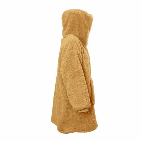 Oversized Teddy Hoodie - Latte - afbeelding 2