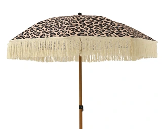 Parasol Panterprint Franjes Ø180cm