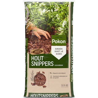 Pokon Houtsnippers Cacaobruin 45L