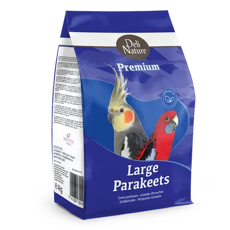 Premium voer Grote Parkiet 1kg - Deli nature - afbeelding 1