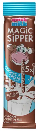 Quick Milk Cookies & Cream 5-pack - afbeelding 1