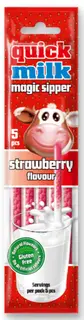 Quick Milk Strawberry / aardbei 5-pack - afbeelding 1