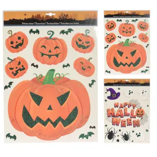 Raamsticker 30x42cm Halloween (assorti)