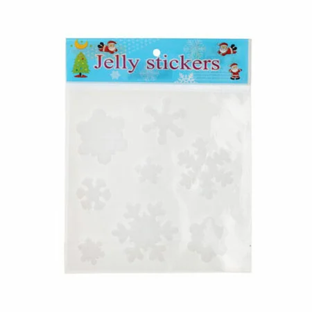 Raamsticker Sneeuwvlok 9 stuks (assorti) - afbeelding 3