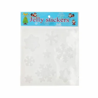 Raamsticker Sneeuwvlok 9 stuks (assorti) - afbeelding 3