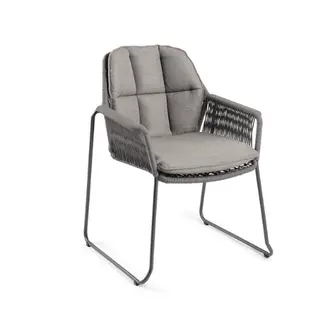 Rivera Stapelstoel Dining Chair - Tierra Outdoor - grijs