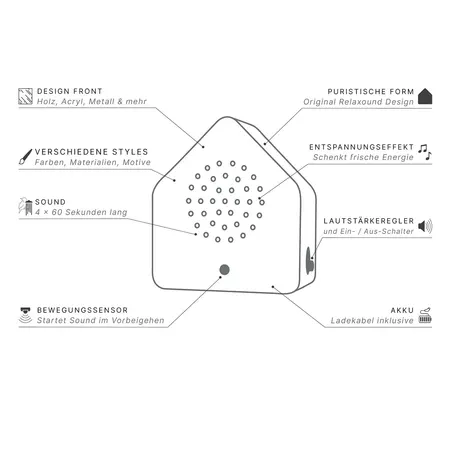 Satellitebox Wind Chimes Oak - Relaxound - windgonggeluiden - afbeelding 5