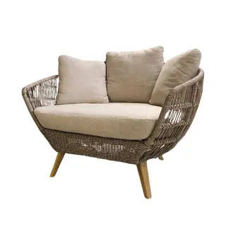 SenS-Line San Marino Sofa Chair Taupe - afbeelding 1