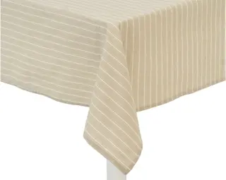 Tafelkleed Katoen 180x140 - Beige - afbeelding 1