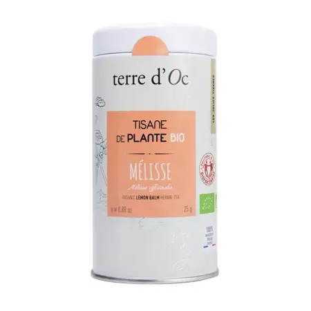 Terre d'Oc Bio Kruidenthee Lemon Balm - 25g - afbeelding 1