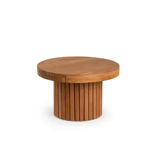 Tierra Outdoor - Marapa Small Coffee Table Teak Ø50cm
