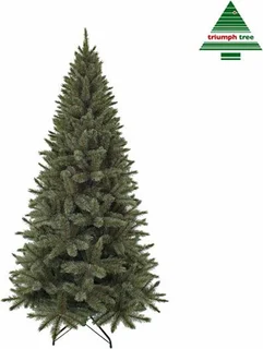 Triumph Tree Kunstkerstboom Forest Frosted Slim Blauw - H230cm - afbeelding 4