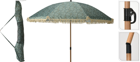 Tuinparasol 200cm Groen Print - afbeelding 2