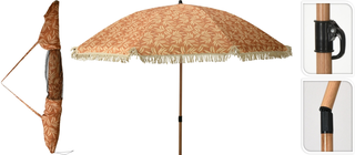 Tuinparasol 200cm Oker Print - afbeelding 2