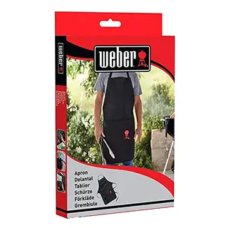 WEBER Bbqschort Verstelbaar Zwart