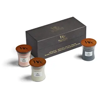 WoodWick Deluxe Giftset 3 Mini Candle Floral