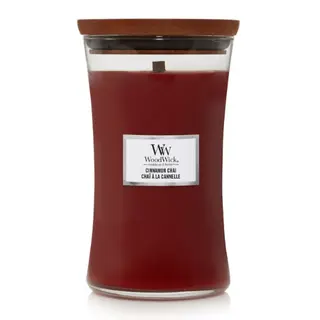 WoodWick kaars Cinnamon Chai Large