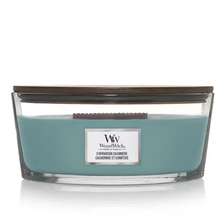 Woodwick Kaars Evergreen Cashmere Ellipse