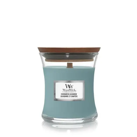 Woodwick Kaars Evergreen Cashmere Mini