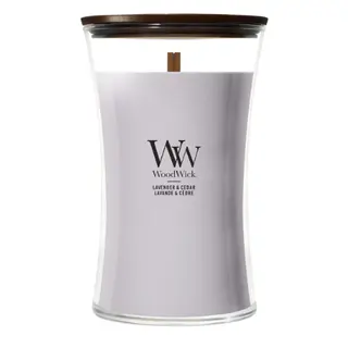 WoodWick kaars Lavender & Cedar Large
