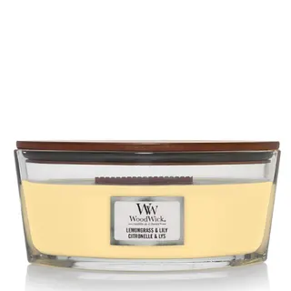 WoodWick kaars Lemongrass & Lily Ellipse