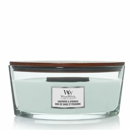 WoodWick Kaars Sagewood & Seagrass Ellipse