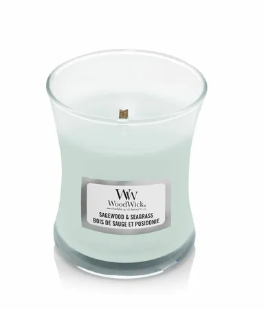 WoodWick kaars Sagewood & Seagrass Mini - afbeelding 2