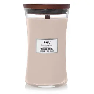 Woodwick Candle Vanilla & Sea Salt Large