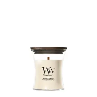 WoodWick kaars Vanilla & Sea Salt Mini
