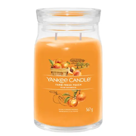 Yankee Candle Signature Farm Fresh Peach Large Jar