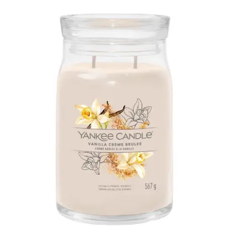 Yankee Candle Signature Vanilla Crème Brûlée Large Jar