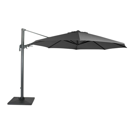 Zweefparasol Duraflex - Tierra Outdoor - Ø 350 cm - rond - grijs